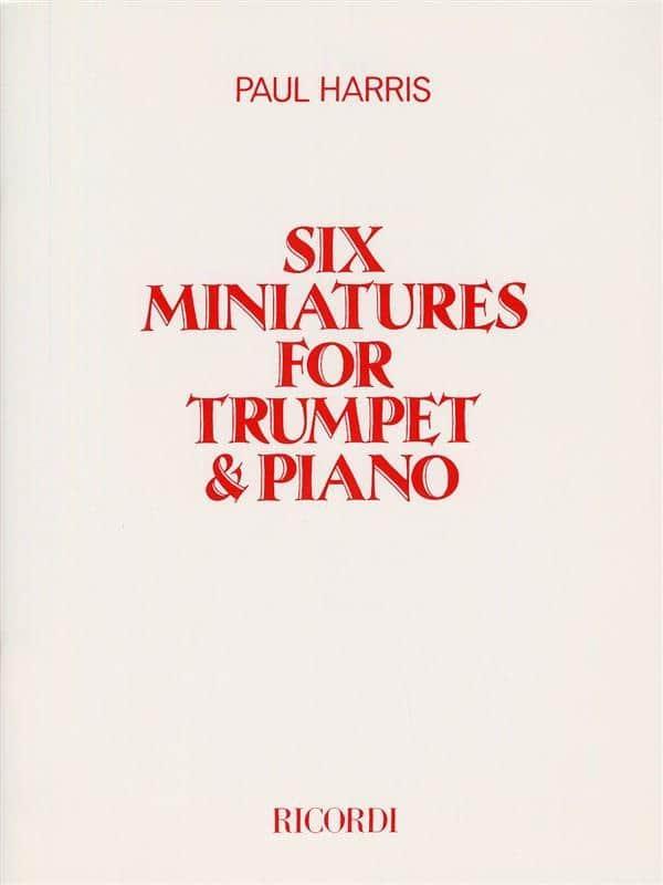 Hal Leonard Six Miniatures for Trumpet and Piano - Harris Paul