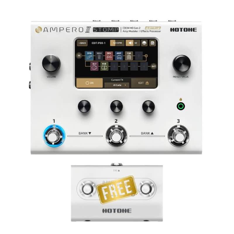 2021 - Present Hotone MP-300 Ampero II Stomp Amp Modeler / Eff...