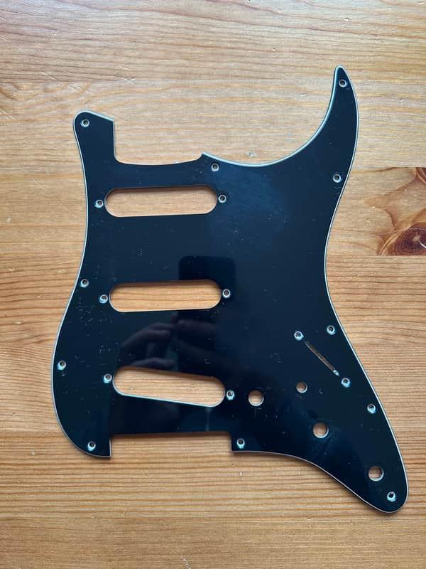 Unbranded Stratocaster Scratchplate, with extra switch hole Black