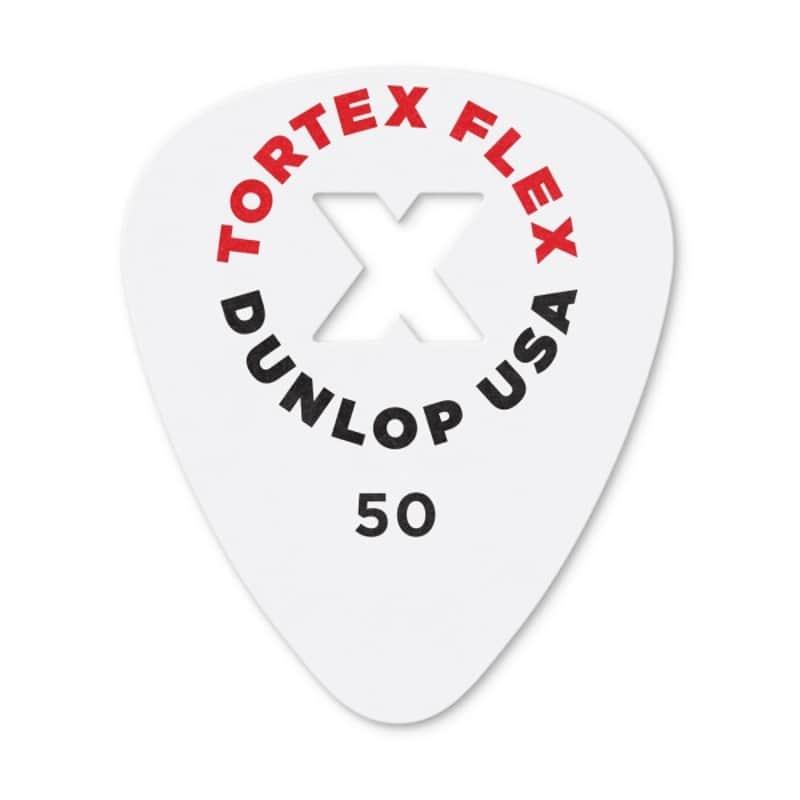 Dunlop Jim Tortex Flex X Pick .50mm, 12 Pack Red
