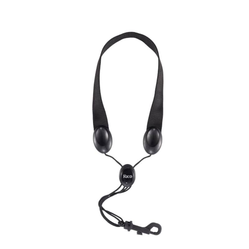 D'Addario Rico Fabric Sax Strap with Plastic Snap Hook (Black)...