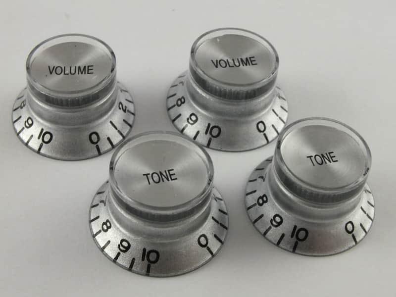 2022 Guitars Electric Ltd Reflector Knobs Silver