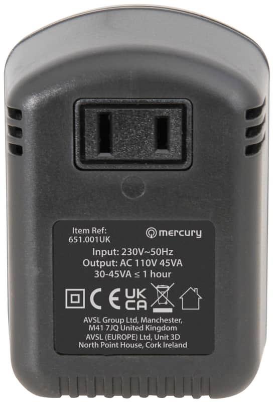 Mercury Mercury (UK Version) Stepdown Voltage Converter 240V -...
