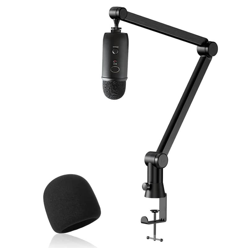 2025 YOUSHARES Blue Yeti Mic Stand With Blue Yeti Pop Filter -...