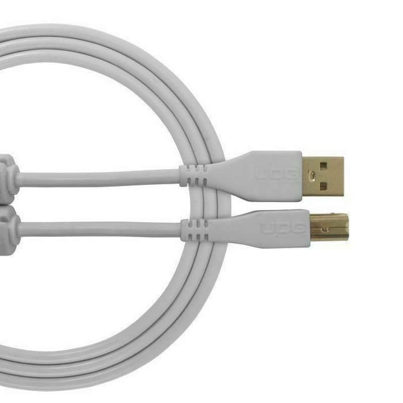 UDG Ultimate Straight USB 2.0 A-B Audio Cable (, 3.0m) White