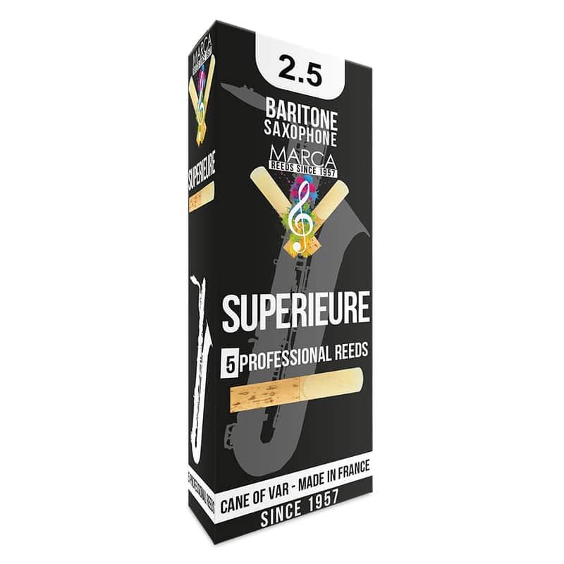 Bari Marca Superieure Reeds ~ 5 Pack ~ Baritone Sax ~ 2.5 Re