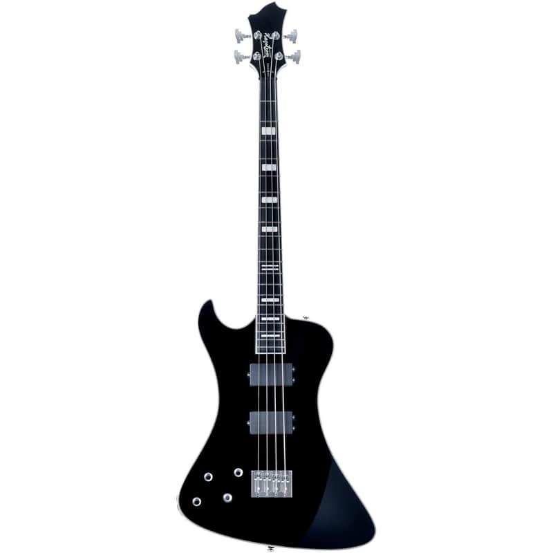 Hagstrom Nekromant 4 Bass - Left Hand Black