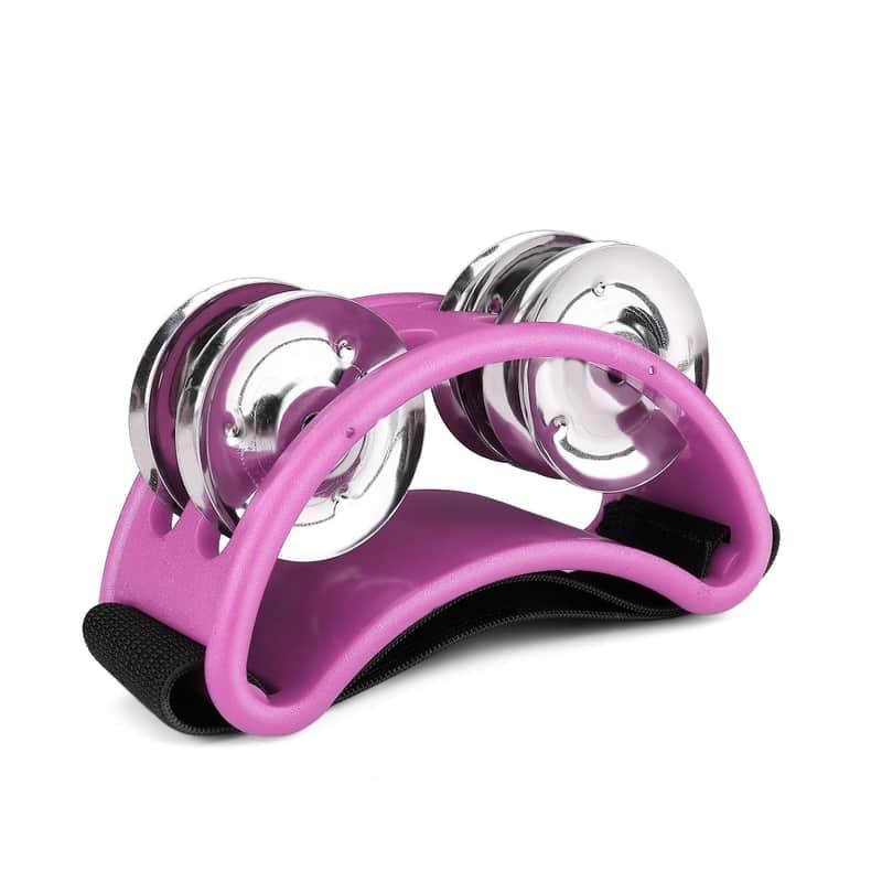 2025 Unbranded Foot Tambourine Percussion With Double Row Stee...