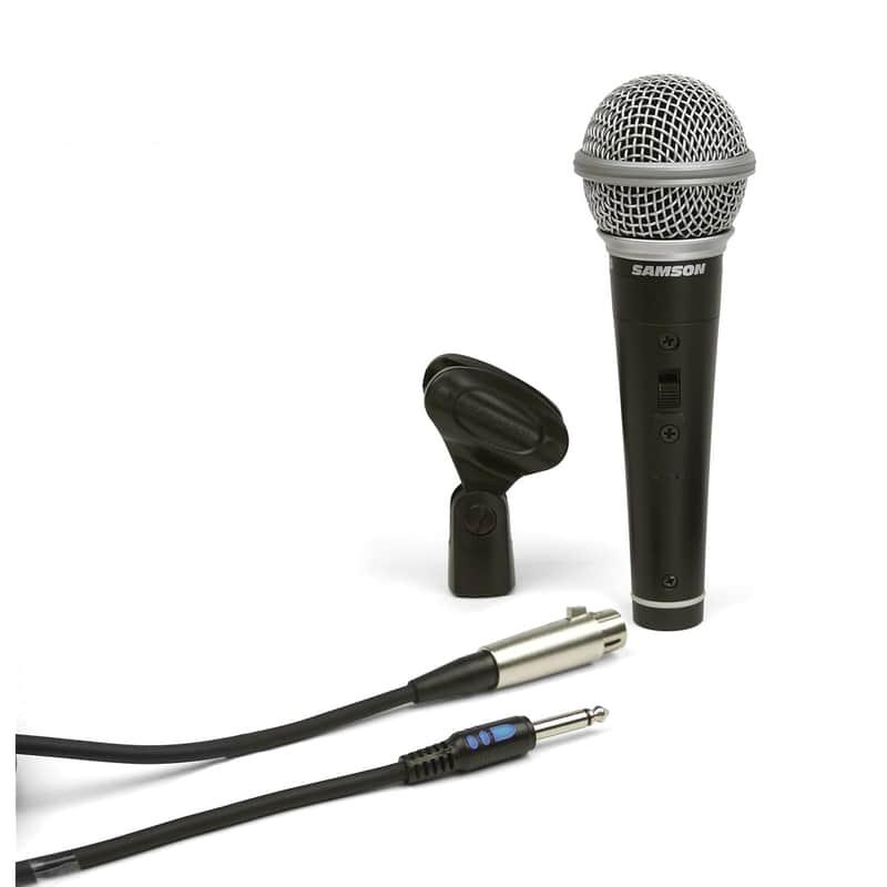 2025 Samson Scr21S Cardioid Dynamic Microphone With On/Off Swi...