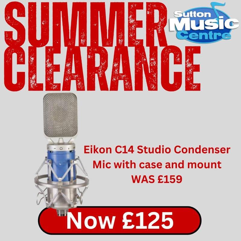 PROEL Eikon C14 Condenser Microphone including case and shockm...
