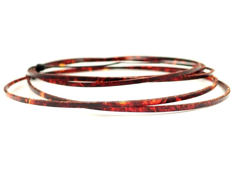 Incudo Incudo Dark Tortoiseshell Celluloid Guitar Purfling - 1...