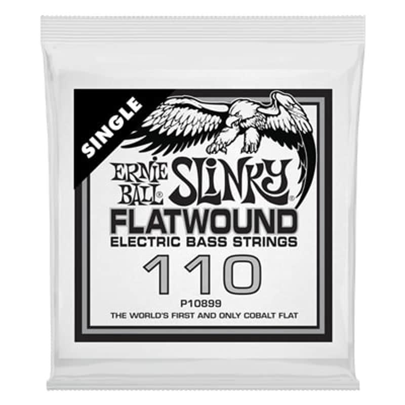 Ernie Ball Ernie Ball .110 Cobalt Flatwound Electric Bass Sing...