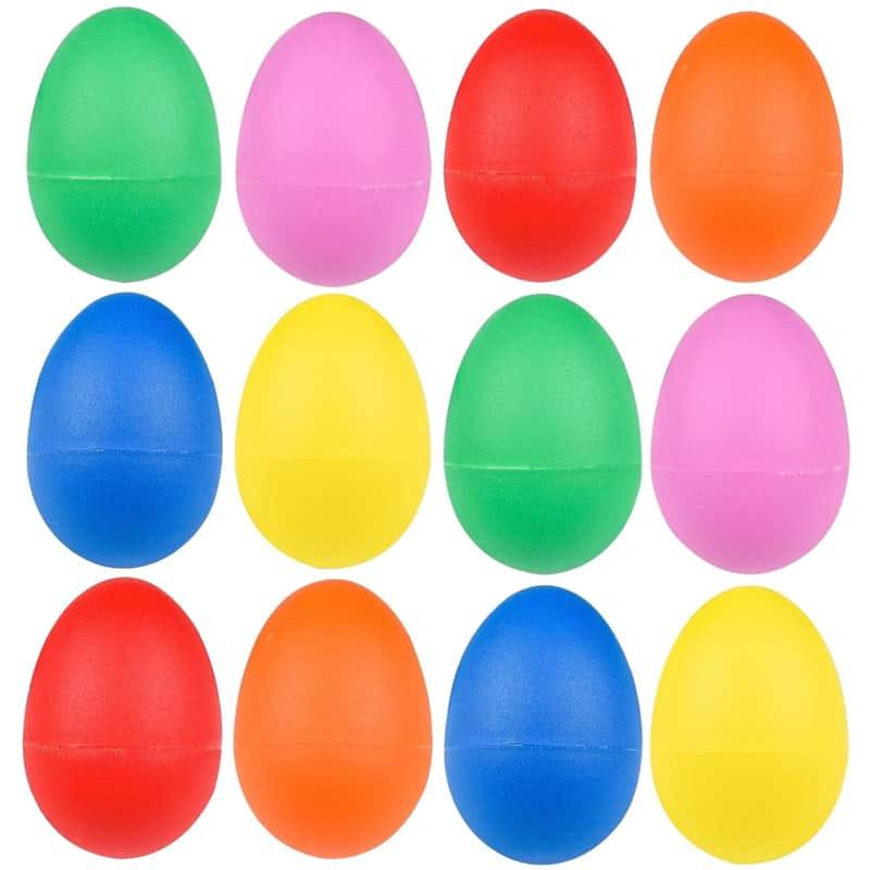 2025 Unbranded Egg Shaker, 12 Pcs Musical Egg Shaker,Colorful ...