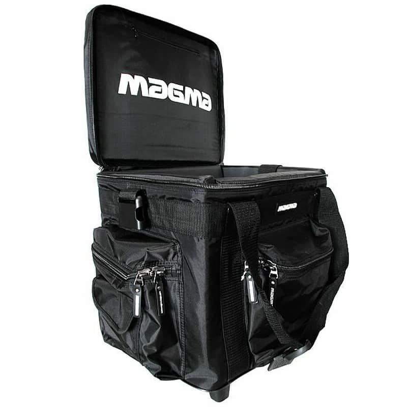 Magma LP100 DJ 12 Inch Vinyl Record Trolley Bag () Black