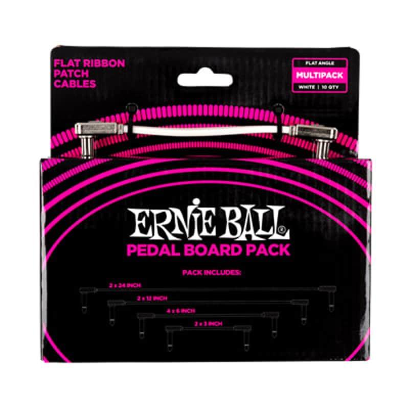 Ernie Ball Ernie Ball Flat Ribbon Pedalboard Multi Pack - Whit...