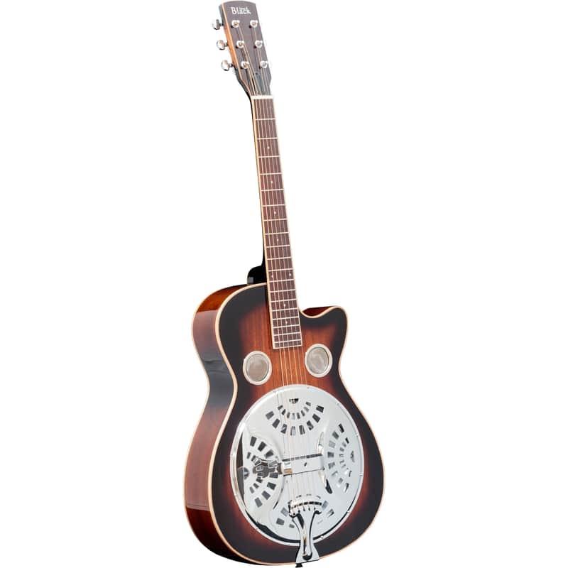 Adam Adam Black Resonator Guitar With Bag Black