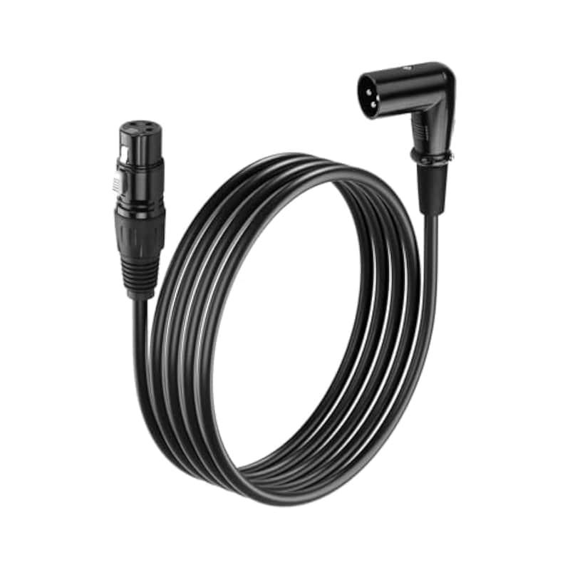 2025 SinLoon 6.5Ft Xlr Cable 90 Degrees 3 Pin Xlr Male To Fema...