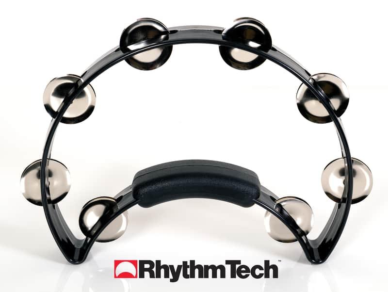 2010s RhythmTech RT1210 Solo Tambourine Black