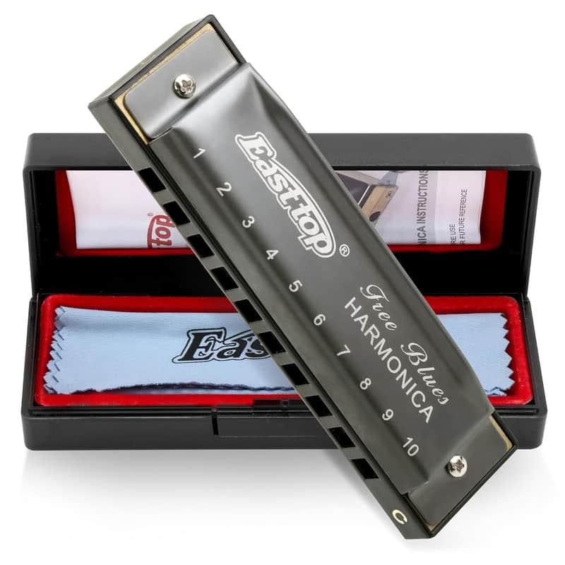 2025 Unbranded Blues Harmonica In C, 10 Holes Blues Harp Diato...