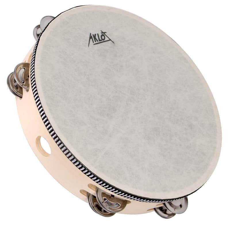 2025 Unbranded 10" Tambourine Hand Held Drum 8 Pairs Double Ro...