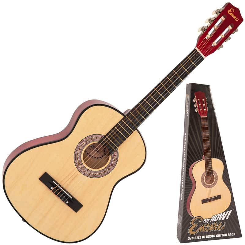 Encore Encore 3/4 Size Classic Guitar Outfit ~ Natural