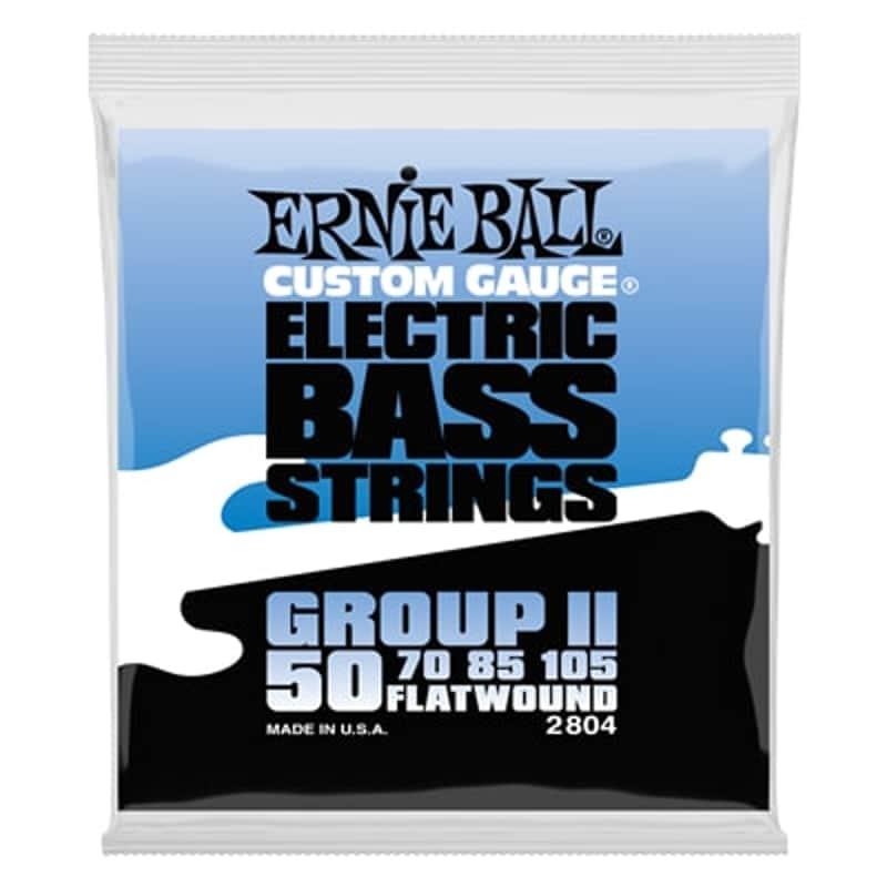 Ernie Ball Ernie Ball Stainless Flatwound Set 50-105 Semi Stai...