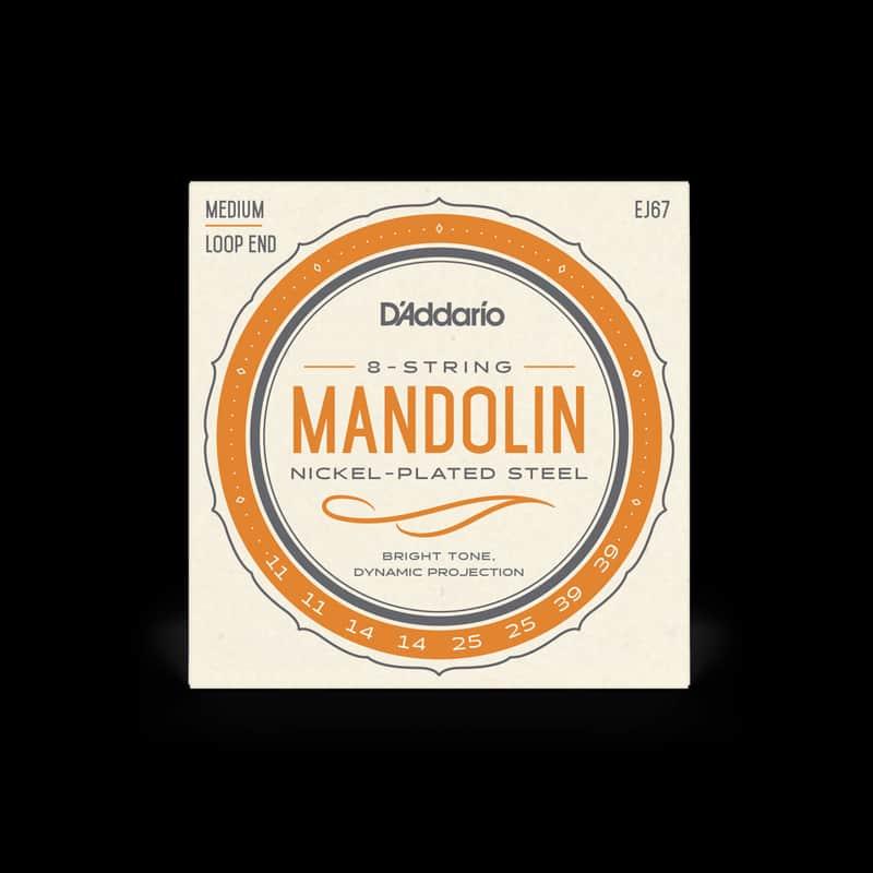 D'Addario 8 String Mandolin Nickel Plated Steel 11 - 39 Medium...
