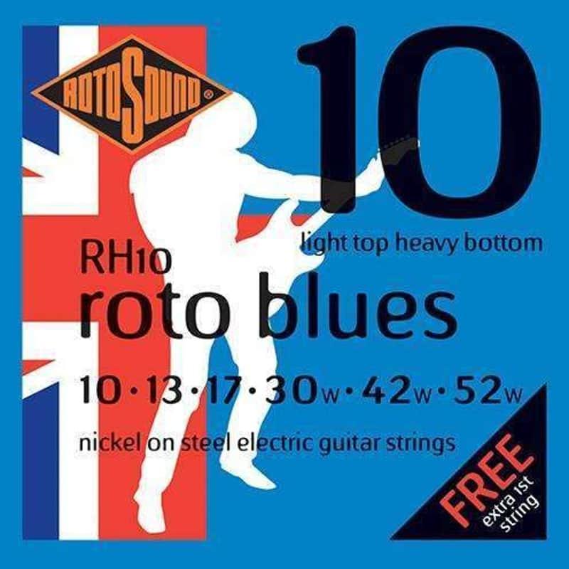 Rotosound Electric Guitar Strings RH10 Roto Blues Blues