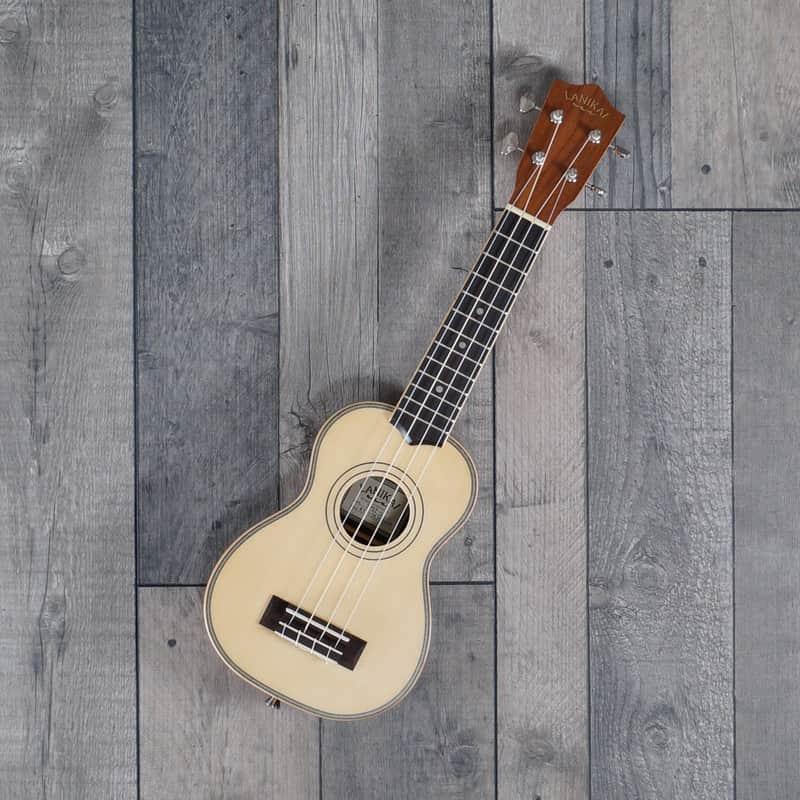 2022 Lanikai SPST-S Solid Top 'Soprano' Ukulele, Incl Gig Bag ...