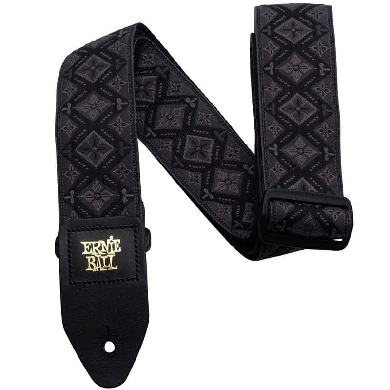 Ernie Ball Jacquard Guitar Strap Regal Black
