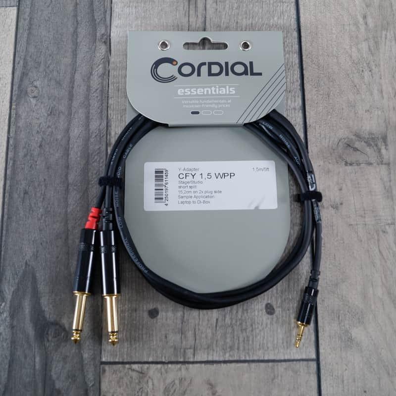 2022 Cordial Cordial CFY1.5WPP 'Essentials' 'Y' Adpater Cable ...