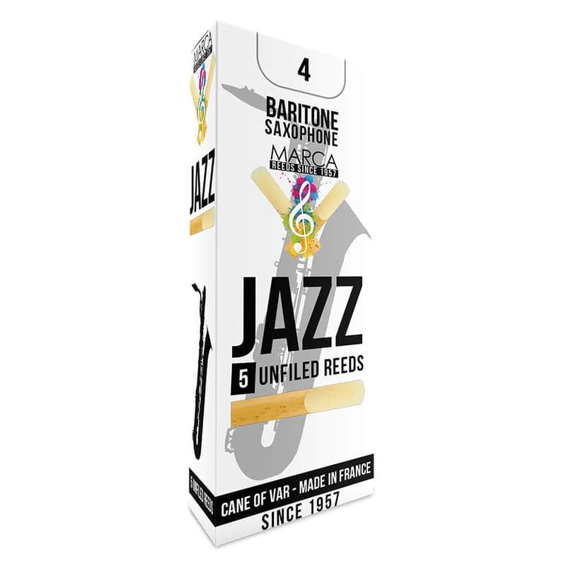 Bari Marca Jazz Unfiled Reeds ~ 5 Pack ~ Baritone Sax ~ 4 Re