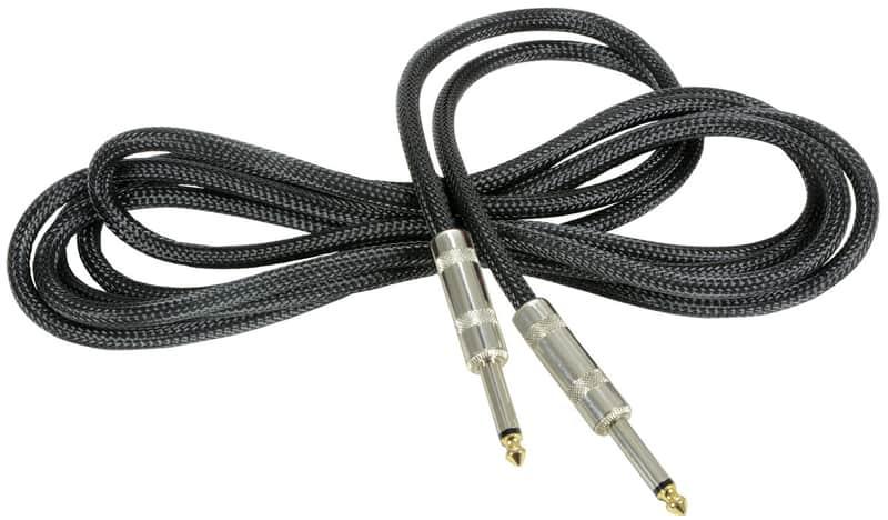 RM Products Retro Braided Guitar Lead 6.3mm Jack Plug - 6.3mm ...