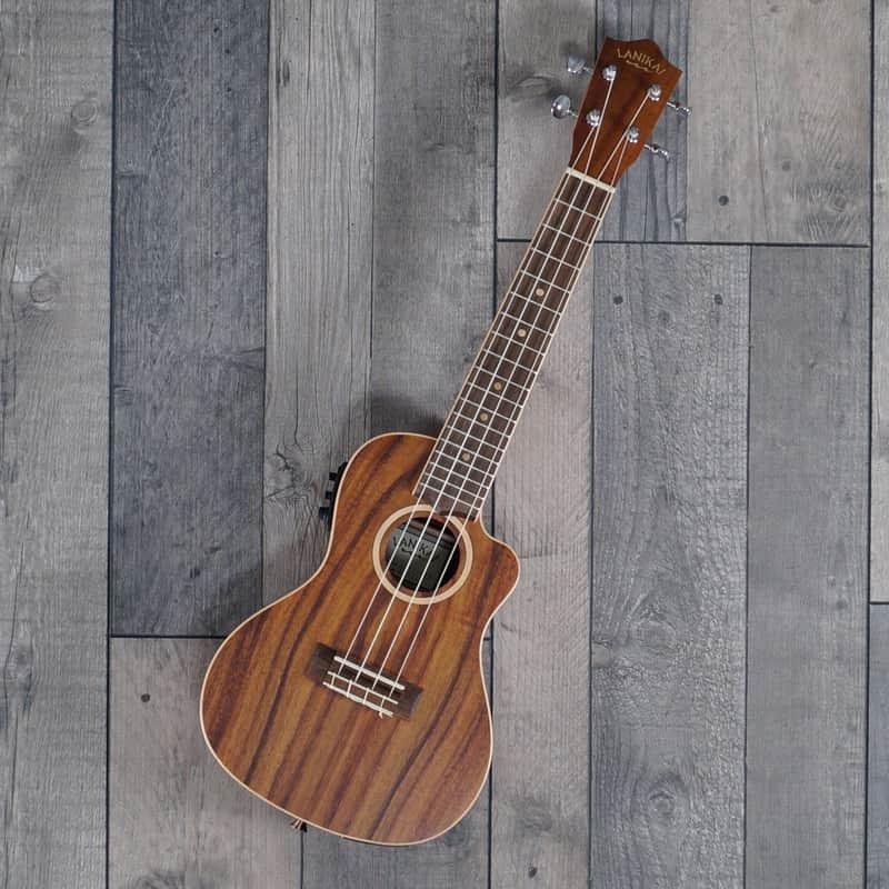 2022 Lanikai ACST-CEC Solid Top 'Concert' Ukulele Elec-Cutaway...