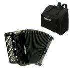 Roland FR-4XB BK Button V-Accordion with Bag (Black)