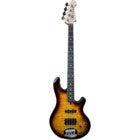 Lakland Skyline 44-02 Deluxe Quilted Maple Top 3-Tone Sunburst Gloss Electric Bass Guitar