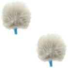 Radius Mini Urchin White (Pair) Clip-on Microphone Windshields (Set of 2)