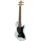 Kala Solid Body 4-String Fretted U-Bass Powder Blue Electric Bass Guitar with Gig Bag