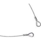 Eurolite Steel Rope 1000x4mm silver + Thimbles safety cable with safety eyes