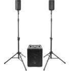 (B-Stock) Vyrve Audio Mizar Compact PA Speaker System With Stands