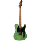 (B-Stock) Fazley Outlaw Series Coyote Plus SS Green Electric Guitar with Gig Bag