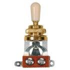 Boston SW-23-GI 3-way switch (open model) gold with ivory cap