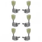Wilkinson 160-NLR 3L+3R Electric Guitar Machine Heads (Nickel)