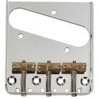 Wilkinson B-WTB-N Electric Guitar Bridge with Staggered Brass Saddles (Nickel)