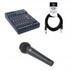 Devine MixDesk 802FX with DM 10 microphone and cable