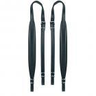 Boston 45-L-LS Leather and Skai Straps for 80-96 Bass Accordion, 4.5cm Wide