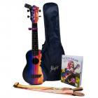 Flight Travel Series TUS-EE Sunset Pack Elise Ecklund Signature Soprano Ukulele with Gig Bag and Accessories
