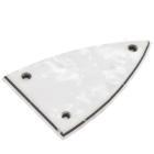 Fazley 10697 Electric Guitar/Bass Truss Rod Cover (White)