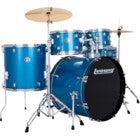 Ludwig Accent Drive Blue Sparkle 5-Piece Drum Kit With Cymbals & Hardware