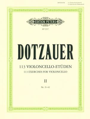 Edition Peters Dotzauer 113 Cello-Etüden 2